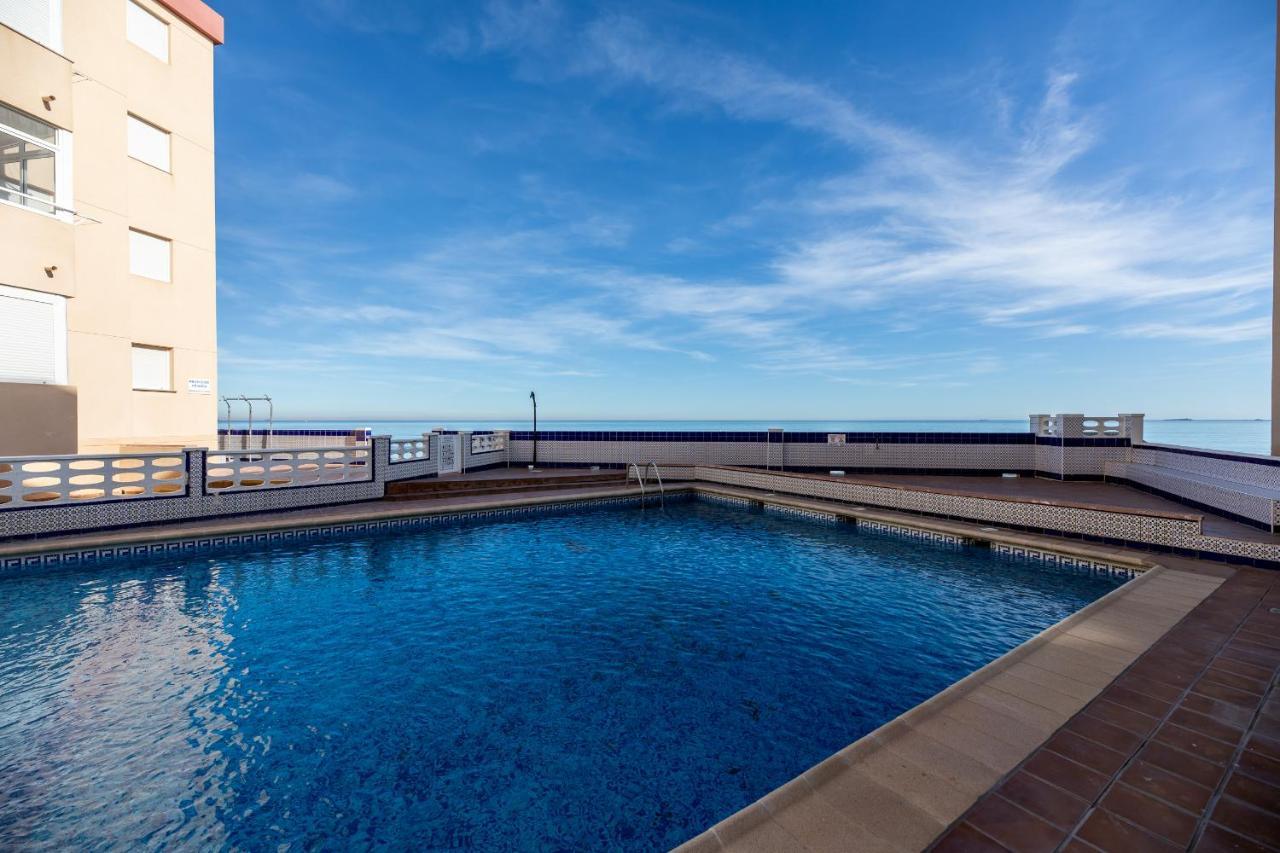 Bright Studio With The Seaview And Swimming Pool Apartment ลามังกา เดล มาร์เมนอร์ ภายนอก รูปภาพ