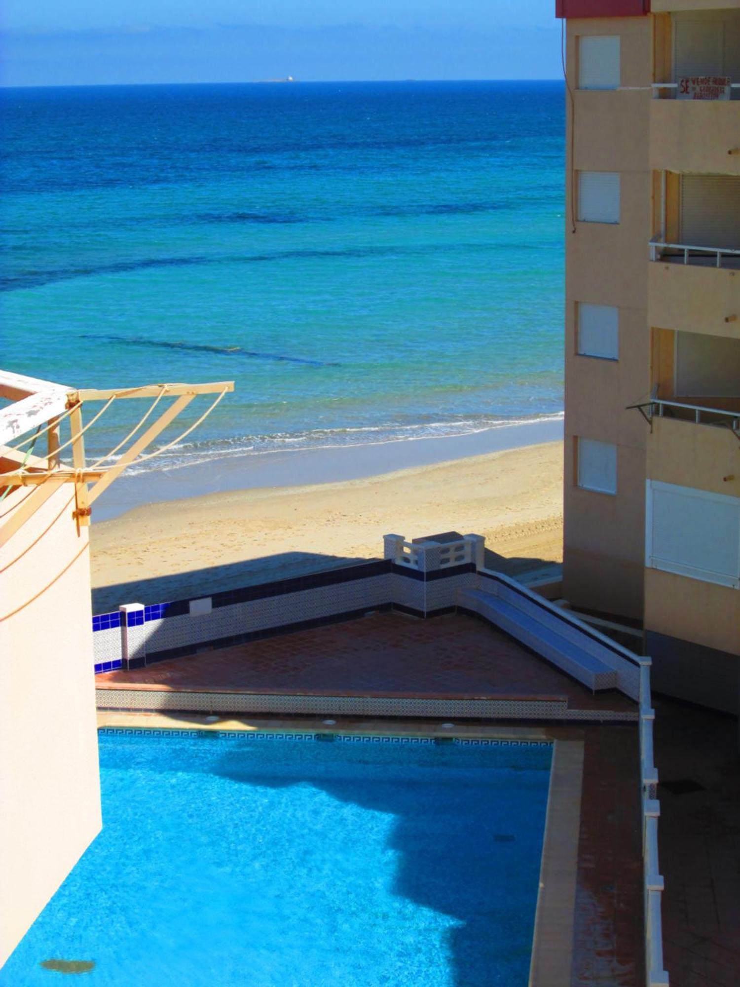 Bright Studio With The Seaview And Swimming Pool Apartment ลามังกา เดล มาร์เมนอร์ ภายนอก รูปภาพ